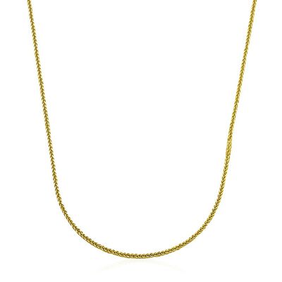 Square Dimensional Chain in 14K Gold