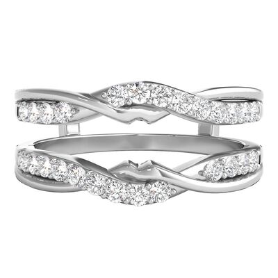 1/2 ct. tw. Diamond Ring Enhancer in 14K White Gold