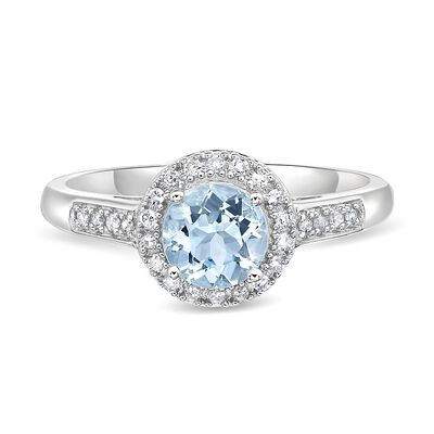 1/8 ct. tw. Diamond Ring in Sterling Silver