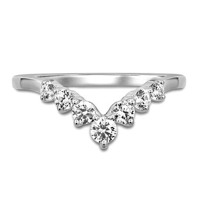 1/2 ct. tw. Diamond Contour Band in 14K Gold