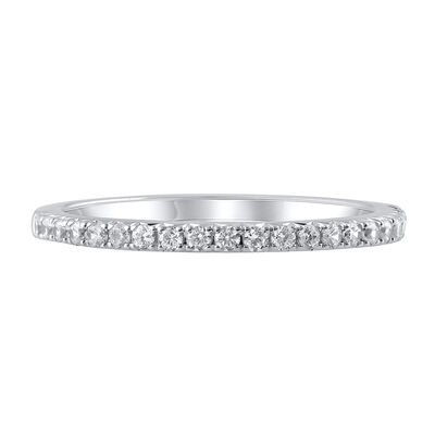 Lab Grown Diamond Band in 14K White Gold