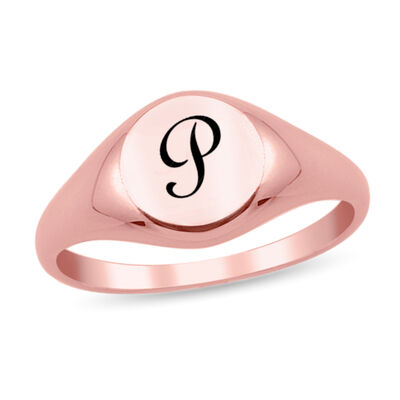 engravable signet ring