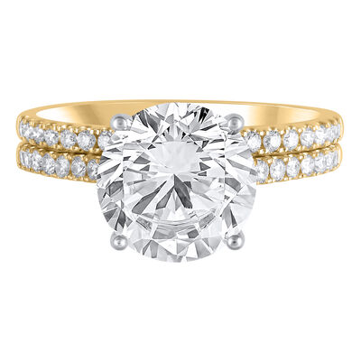 Lab Grown Diamond Wedding Set in 14K Gold (3 ½ ct. tw.)