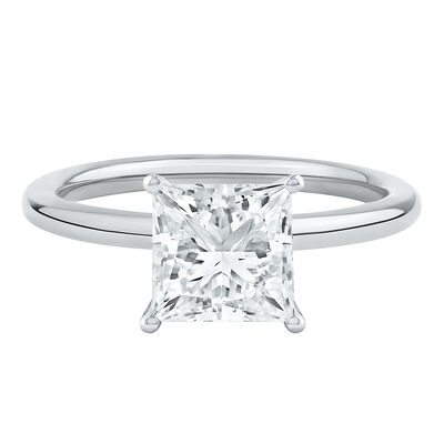 Lab Grown Diamond Princess-Cut Solitaire Engagement Ring (2 ct.)