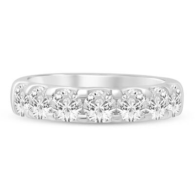 Lab Grown Diamond Seven-Stone Anniversary Band in 14K Gold 