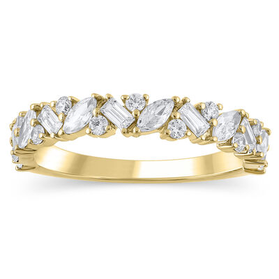 Lab Grown Diamond Anniversary Band in 14K Yellow Gold (3/4 ct. tw.)