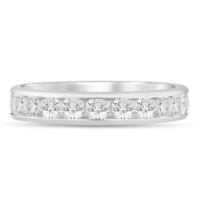 Lab Grown Diamond Channel-Set Band in 14K Gold