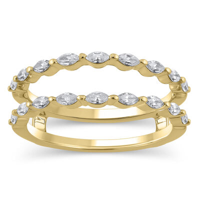 Lab Grown Diamond Marquise-Shaped Ring Insert in 14K Gold