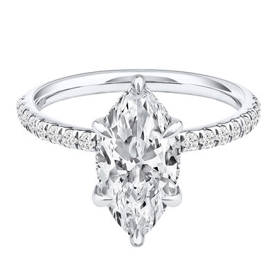 Palmer Lab Grown Diamond Marquise Engagement Ring in 14K Gold (2 7/8 ct. tw.)