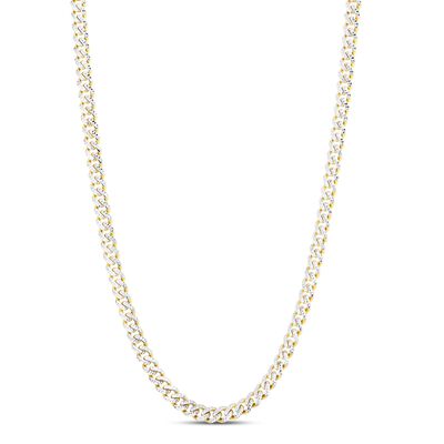 Solid Box Chain in 14K Yellow Gold, 6MM, 20
