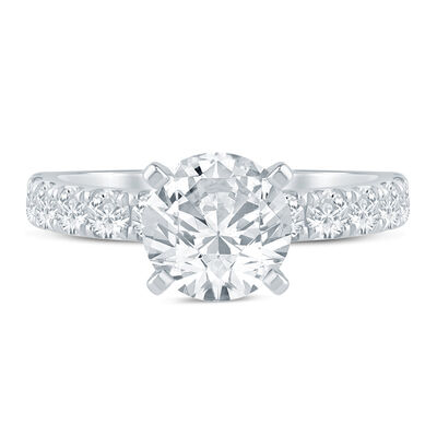 Diamond Semi-Mount Engagement Ring in 14K Gold (Setting Only)