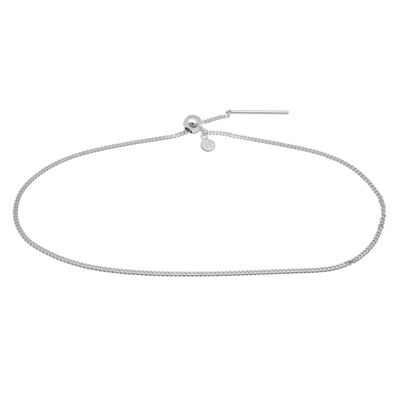 Mini Curb Chain Charm Bracelet