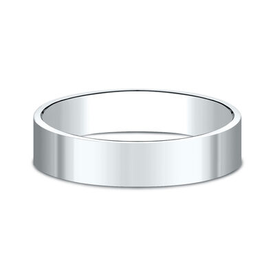 Flat Plain Wedding Band